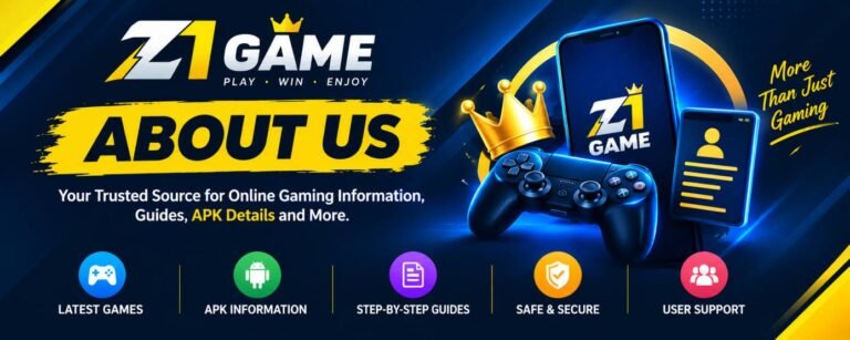 Z1 Game About Us – Trusted Online Gaming Platform